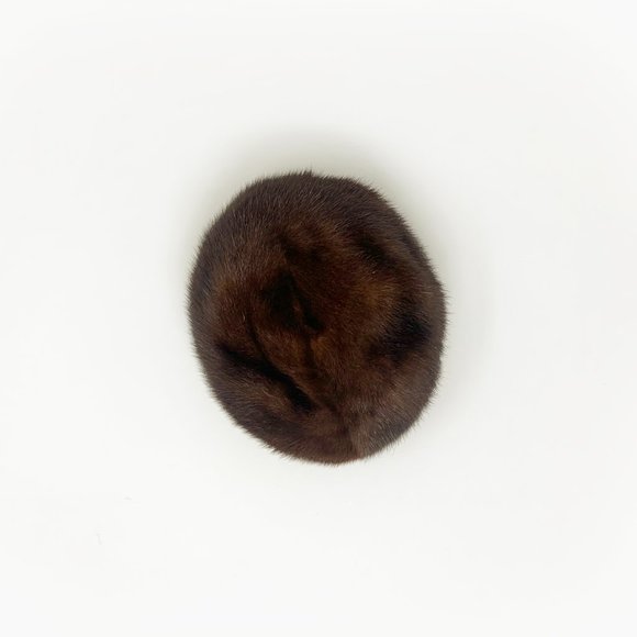 VINTAGE Designed by Lora | Mink Fur Hat + Stole (c. 1950) | EXCELLENT!!! - Picture 5 of 9